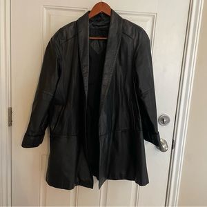 Women's 14P Leather Coat